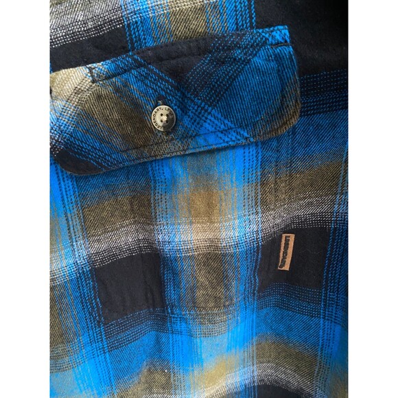 Legendary Whitetails Flannel Shirt With Corduroy Detail Plaid Size Men's XL - Picture 10 of 11